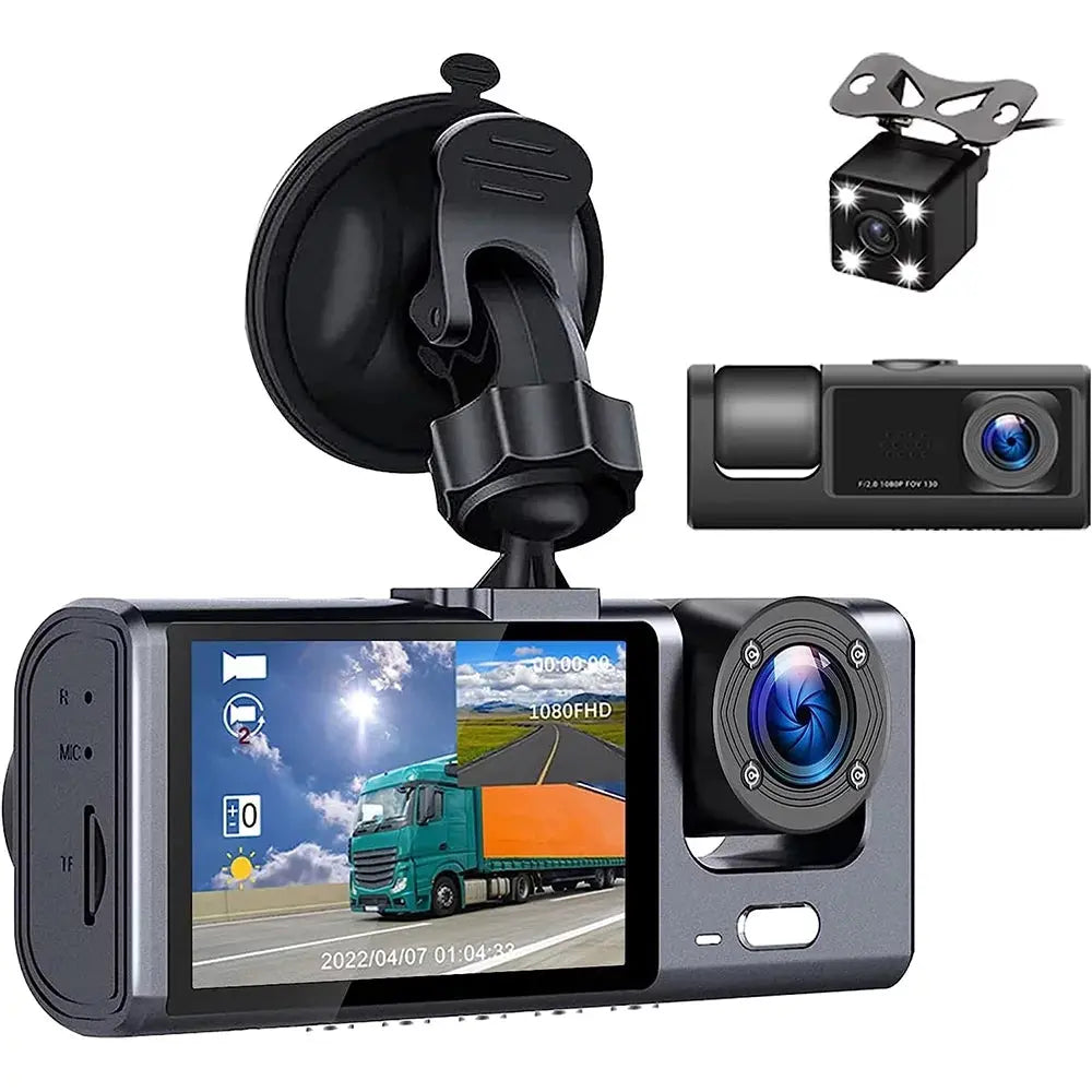 2" Car Dual Camera Dash