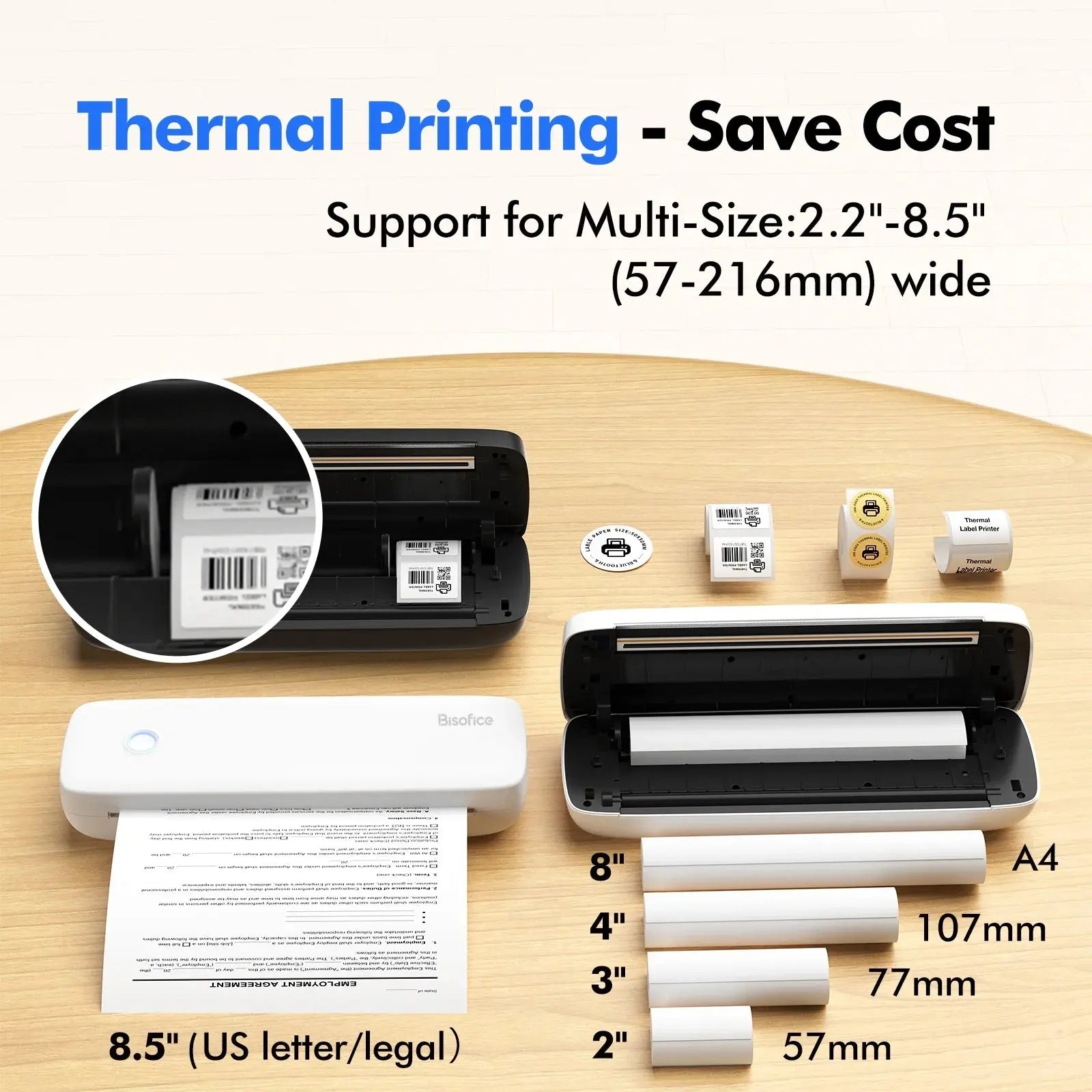 Portable Bluetooth Thermal Printer