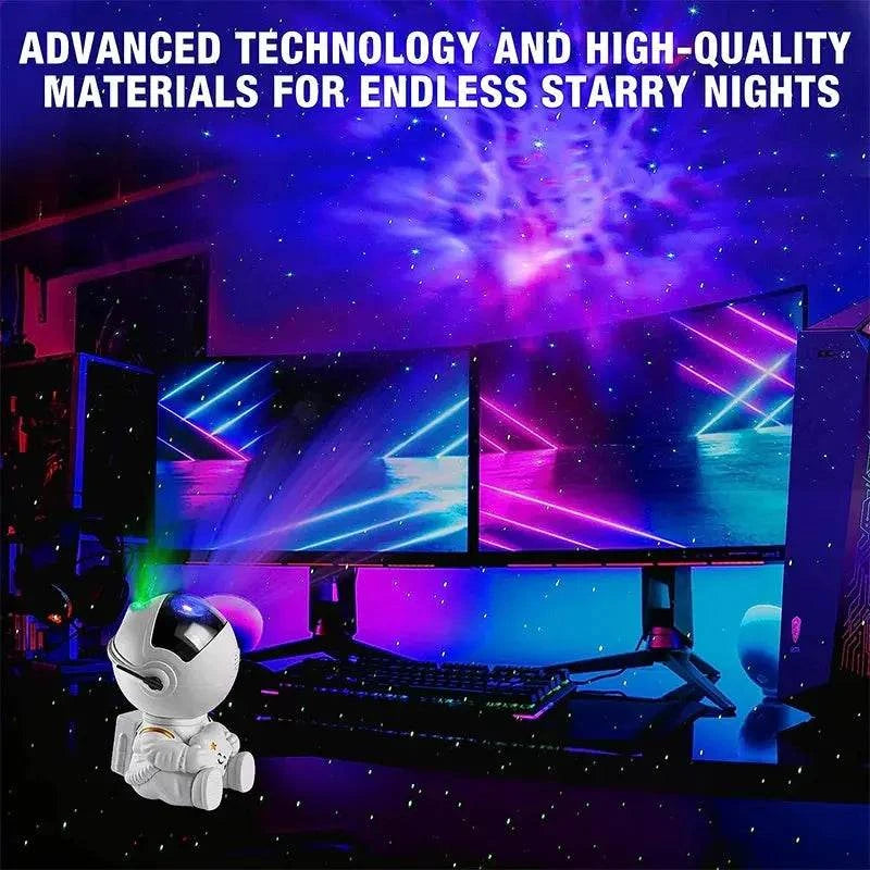 Galaxy Star Projector Astronaut Night Light My Store