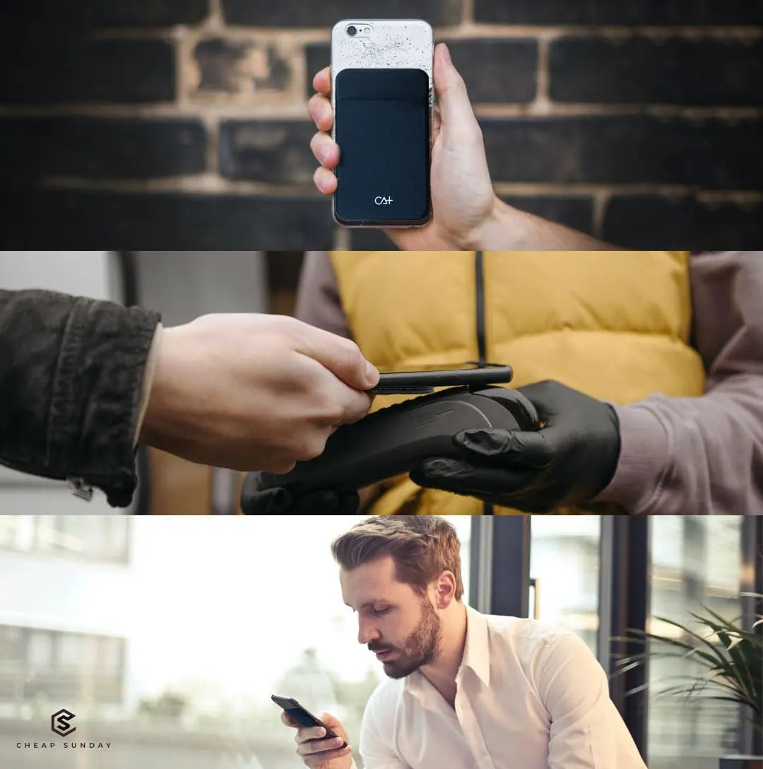 Adhesive Phone Card Holder