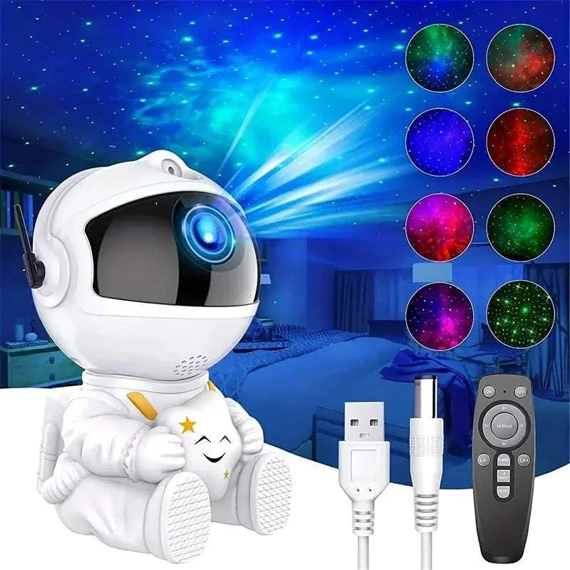 Galaxy Star Projector Astronaut Night Light My Store