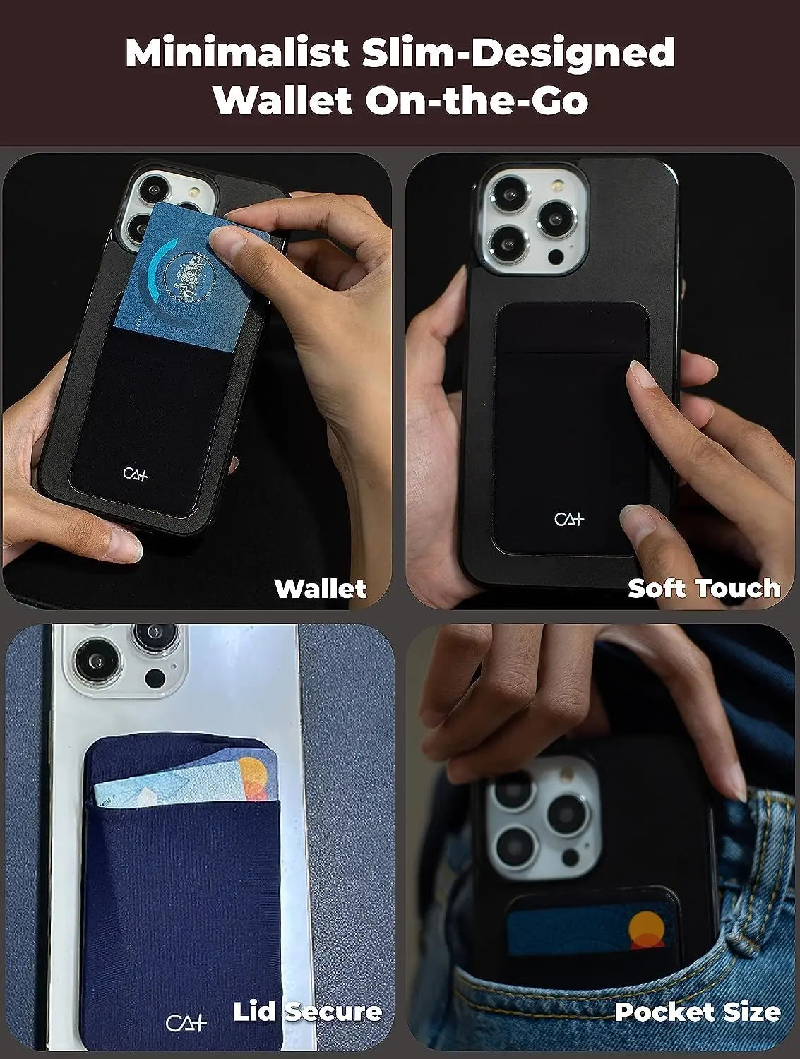 Adhesive Phone Card Holder