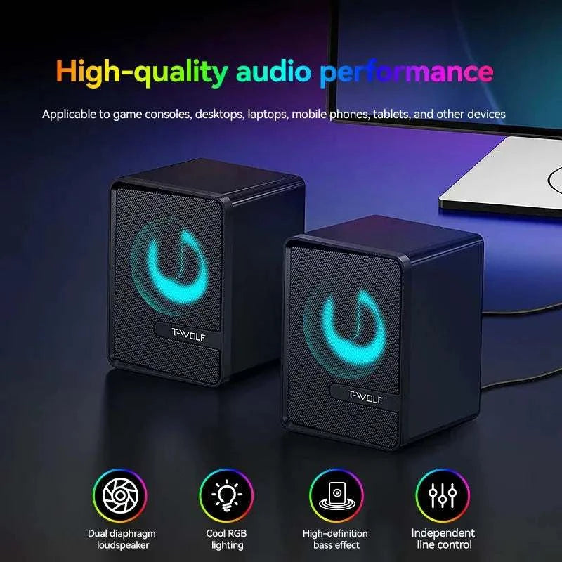 5-in-1 Gaming Combo: Keyboard, RGB Mouse, Headset, Speaker & Mouse Pad My Store