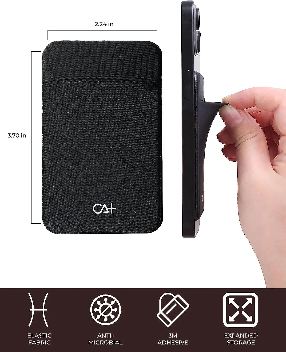 Adhesive Phone Card Holder