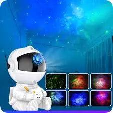 Galaxy Star Projector Astronaut Night Light My Store