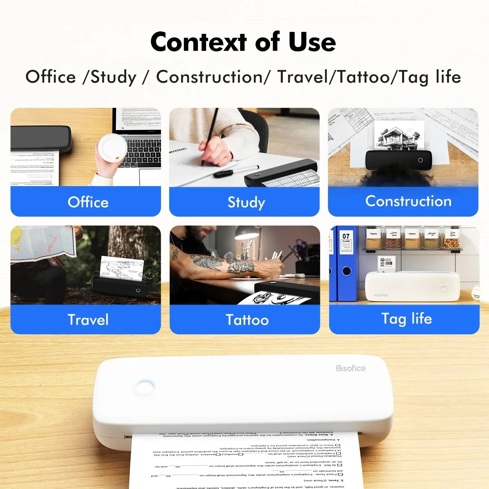 Portable Bluetooth Thermal Printer