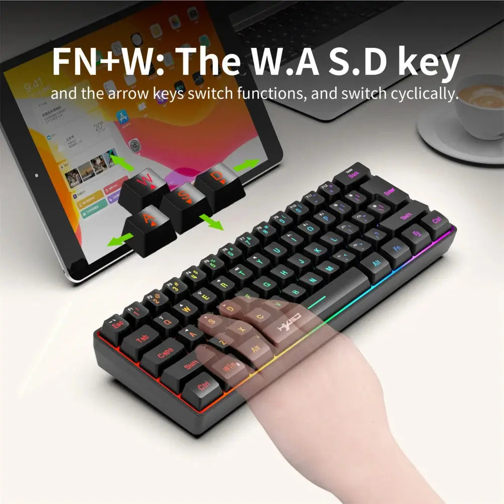 L500 61-Key Compact Gaming Keyboard