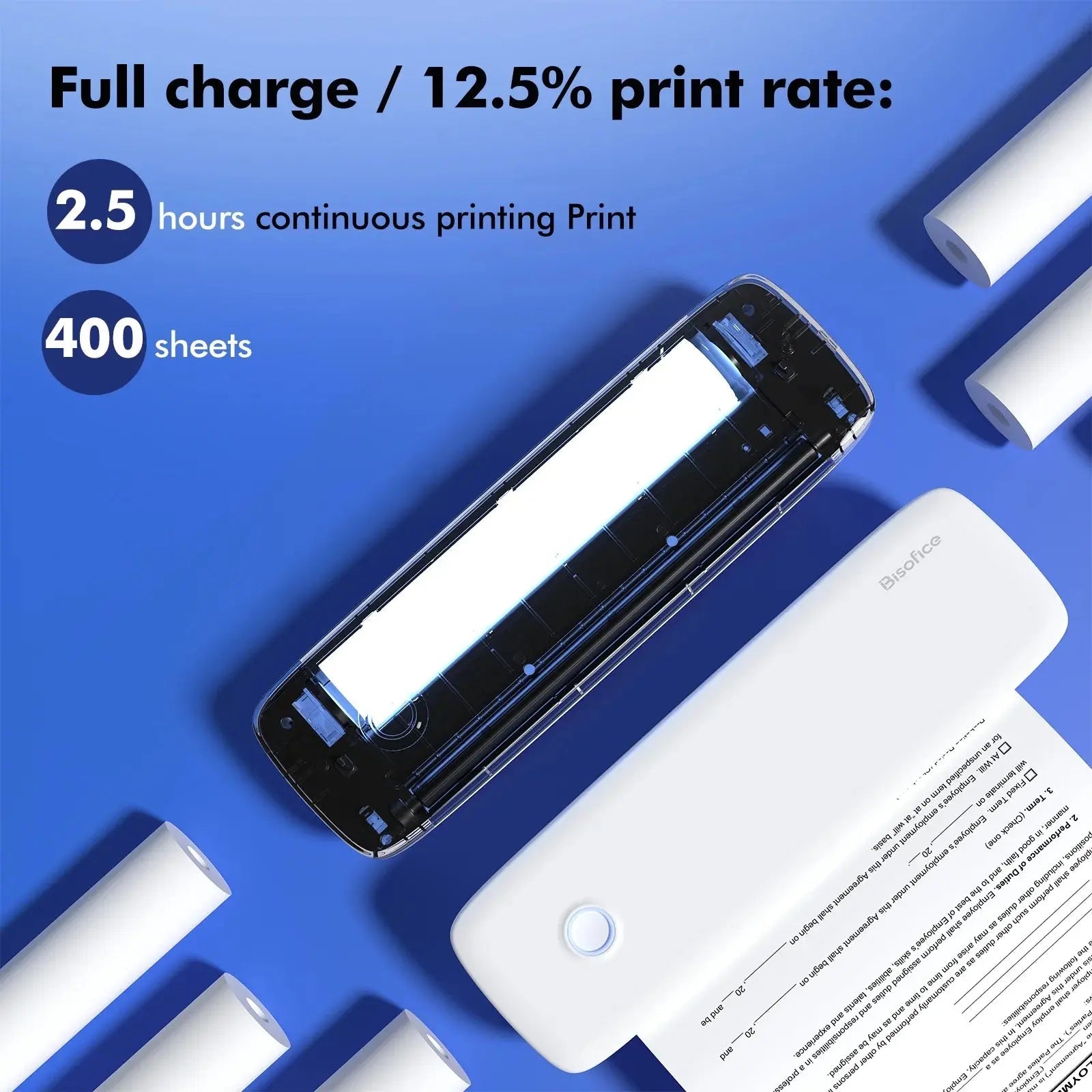 Portable Bluetooth Thermal Printer