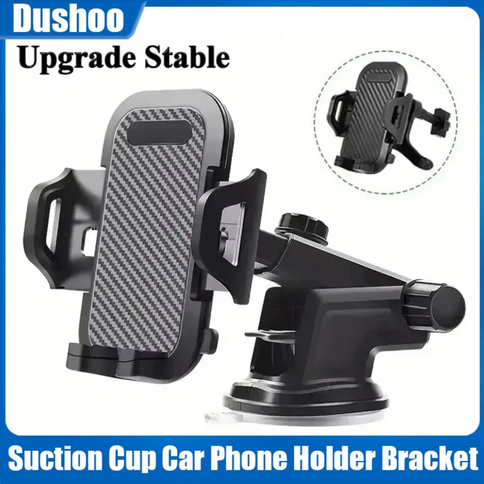 360° Windshield Car Phone Holder Car Dashboard Mobile Cell Support Bracket Universal Sucker for iPhone 16 15 14 Samsung Xiaomi