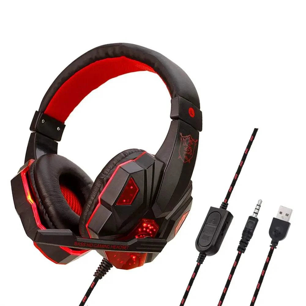 LED Gaming Headset w/ Mic (PC/Laptop)