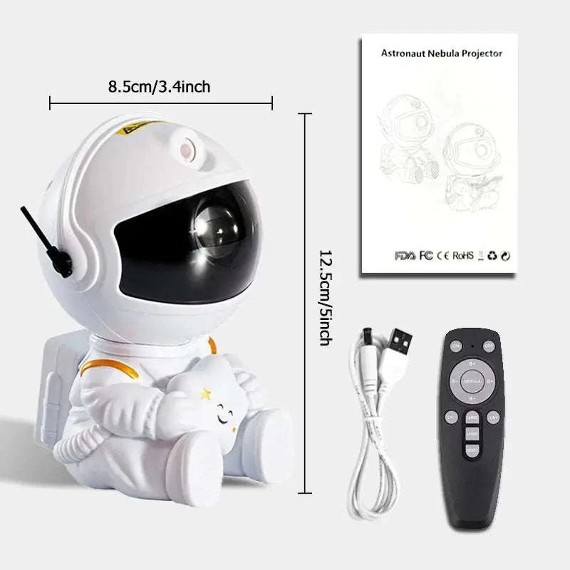 Galaxy Star Projector Astronaut Night Light My Store