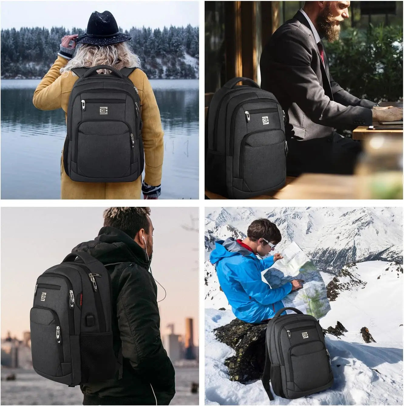 Slim Anti-Theft Laptop Backpack