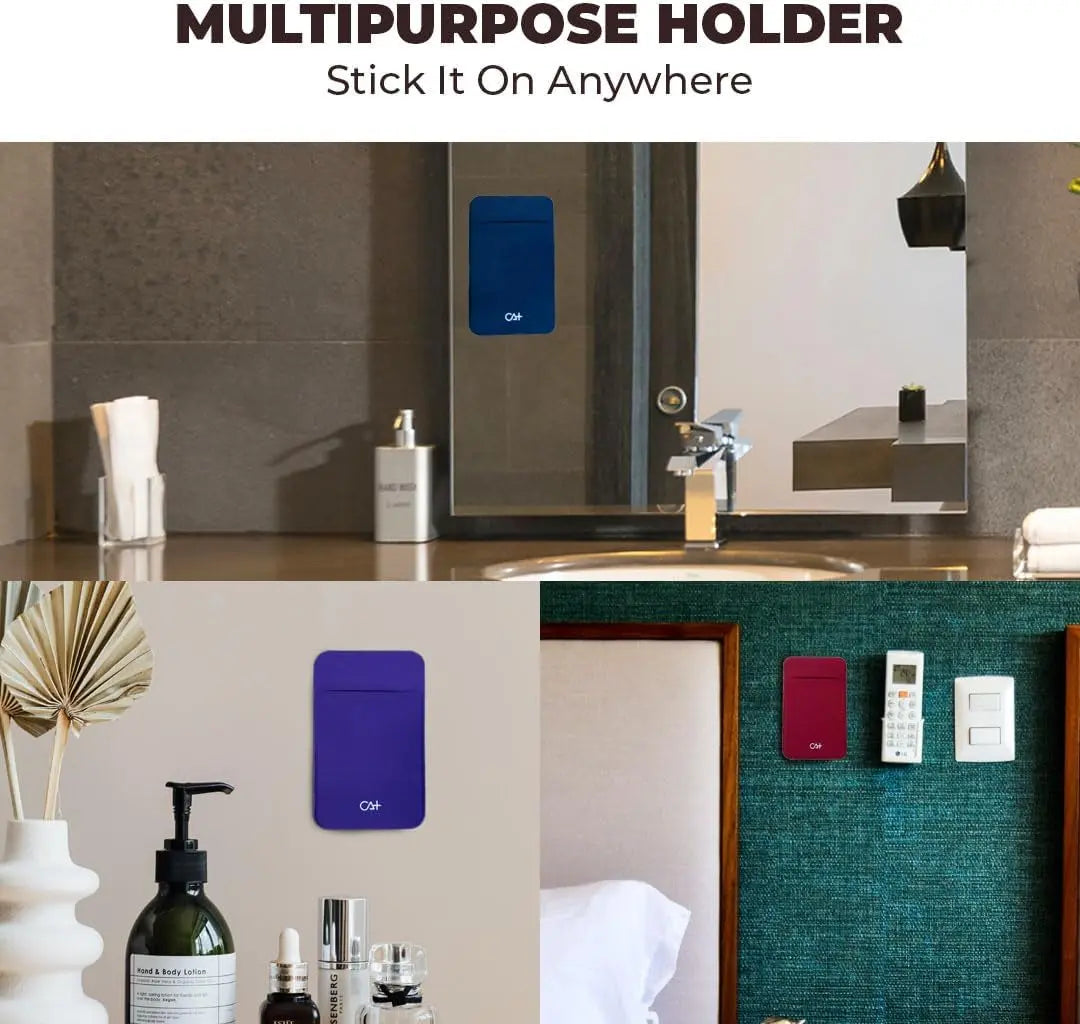 Adhesive Phone Card Holder